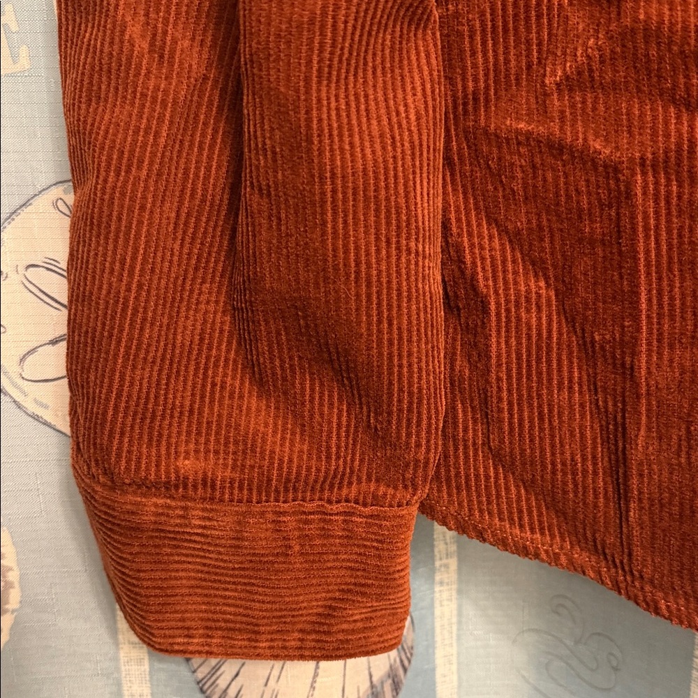 GAP Men's Rust Corduroy Shirt Jacket - Picture 3 of 4